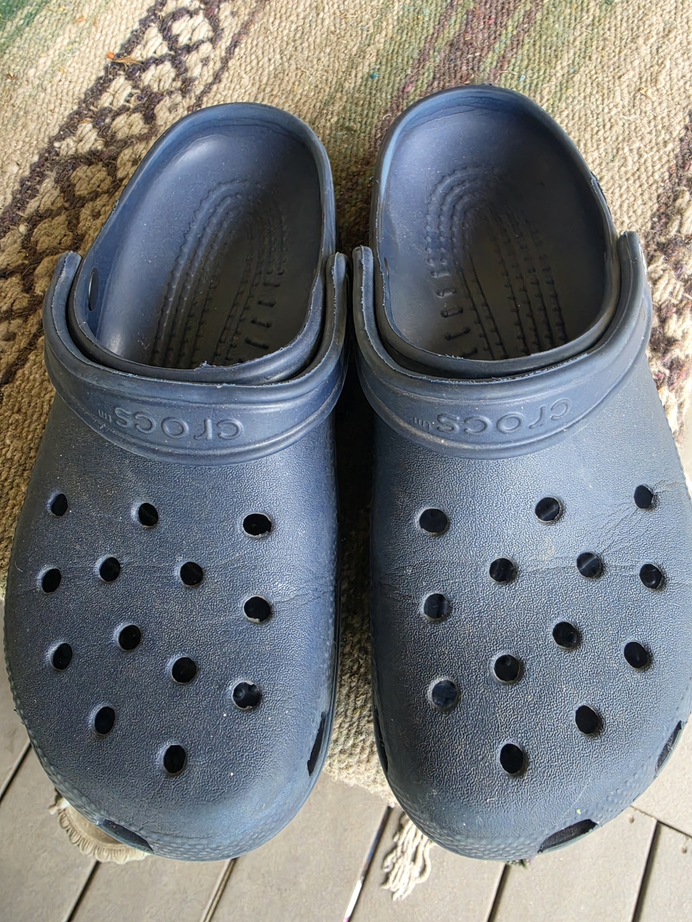 Classic Crocs Clogs in Navy